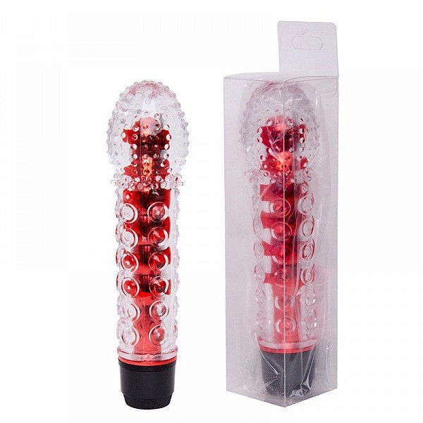 Vibrador Sensor Color Personal - Vermelho