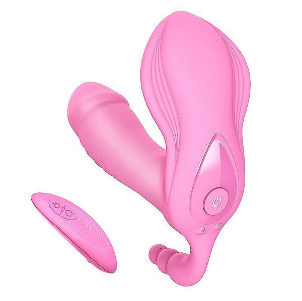 Vibrador Angelina 7 Vibrações Com Controle Sem Fio - Dibe