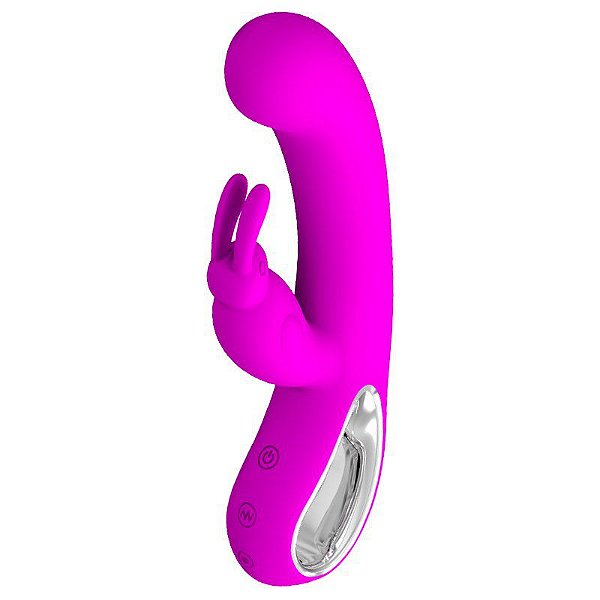 Vibrador Webb Recarregável 12 Vibrações Roxo - Pretty Love