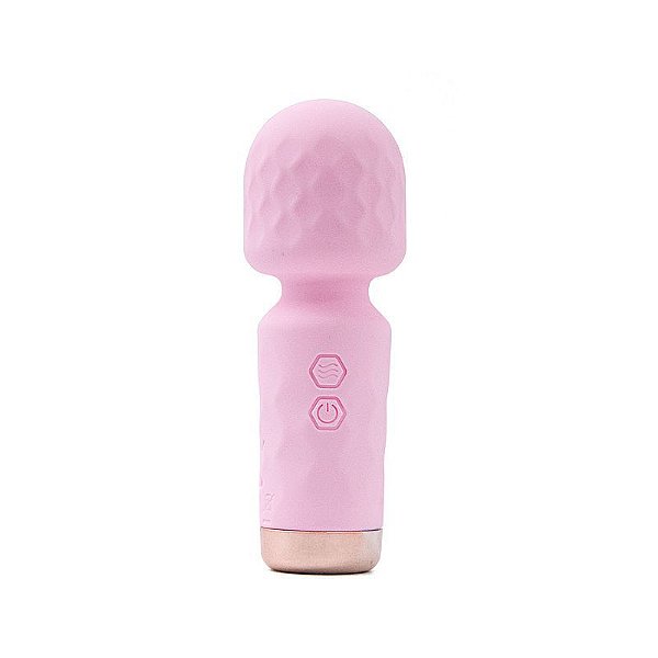 Vibrador Varinha Mágica Mini Hero Recarregável - Rosa