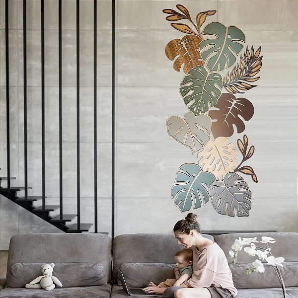 Quadro Vertical Natureza Luxo