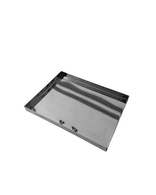 ASSADEIRA LISA INOX 40X30X3 CM