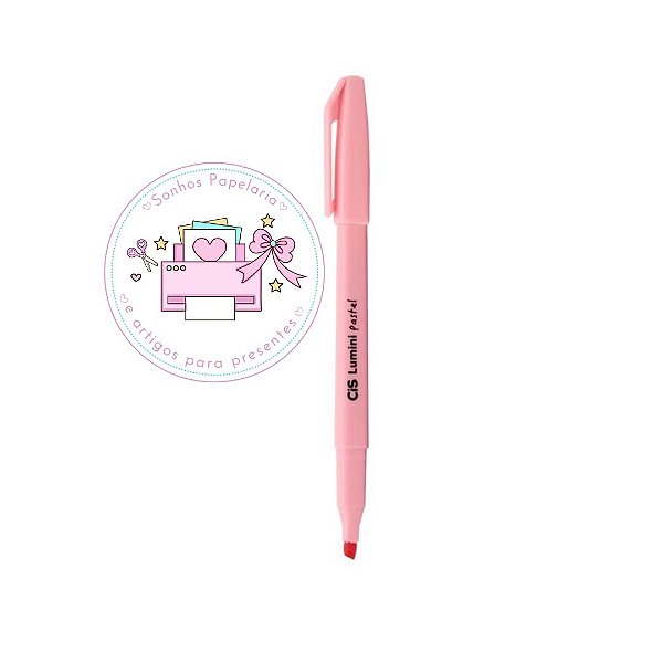 Marca-Texto Rosa Pastel Cis Lumini