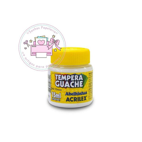 Tinta - Tempera Guache| 15ml ( Branca )