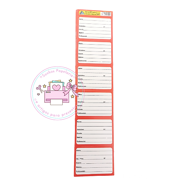 Etiquetas Auto Adesivas Lisas 60 un