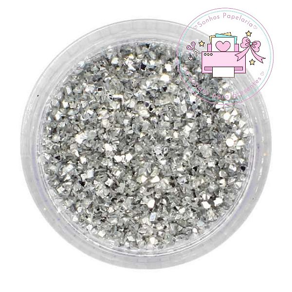 Glitter PVC Prata - Brocal Escolar | City Brilho