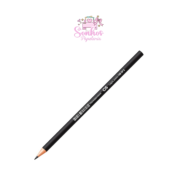 Lápis Escolar - Preto HB2 | CIS