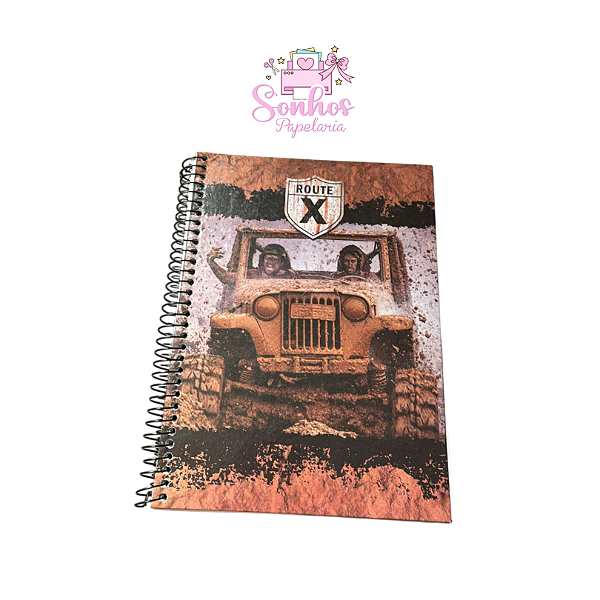 Caderno Route X - Maxicars 96F Masc.