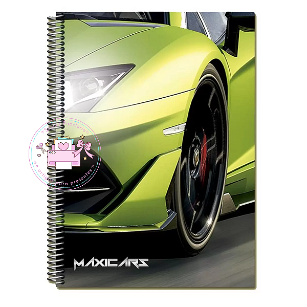Caderno Máxima Maxicar 96 F - Masculino (Capas Sortidas)