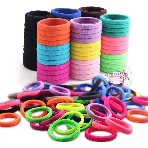 Elástico de Cabelo / Rabicó Feminino / Buchinha - Cores Sortidas