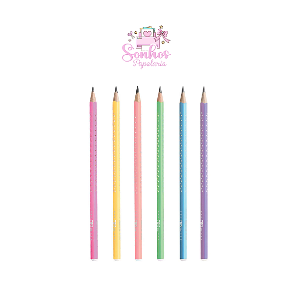 Lápis HB2 Tons Pastéis | TRIS