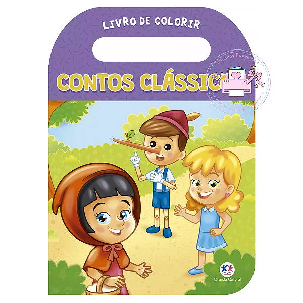 Livro P/ Colorir - Contos Clássicos 32 Fls