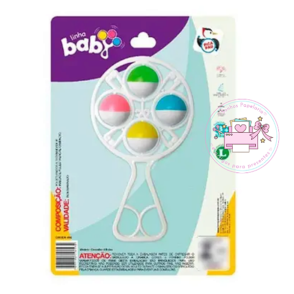 Chocalho de Bebê -  Linha Baby