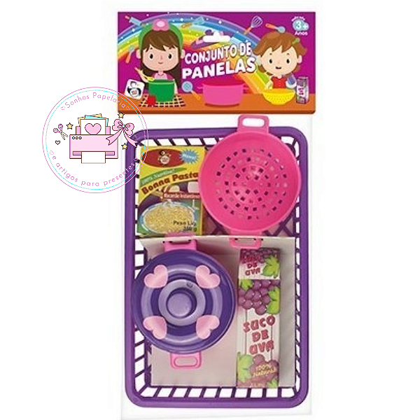 Conjunto De Panelas  + Cestinho  - Pica Pau