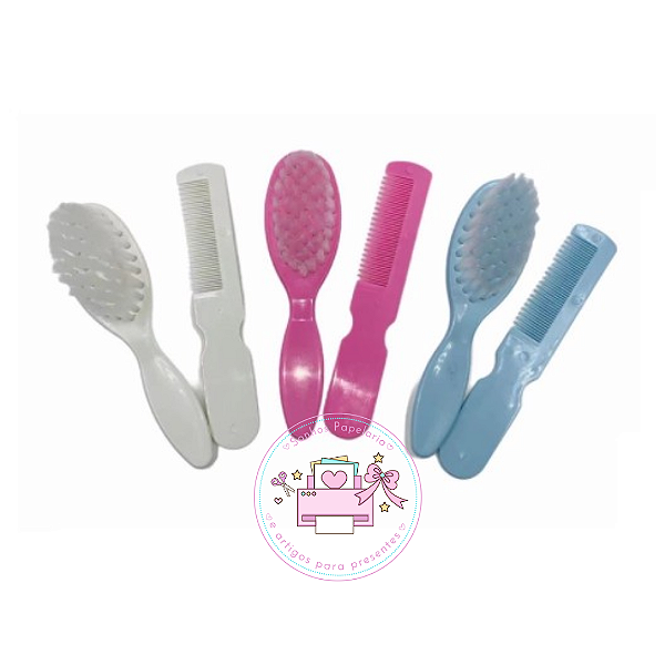 Escova de Bebê RN - Azul, Rosa ou Branca