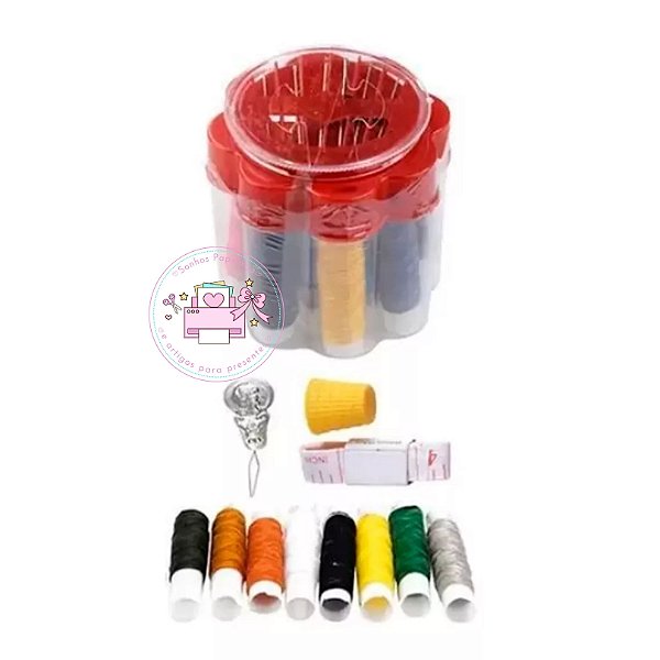 Kit Costura C/ Linha e Agulha / 22 PÇS - MABEL