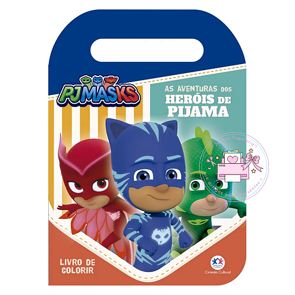 Livro  P/Colorir - Pj Mask-As Aventuras Dos Heróis De Pijama