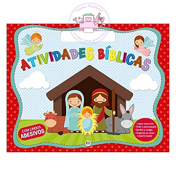 Mega Livro ATIVIDADES BÍBLICAS - C/ Adesivos
