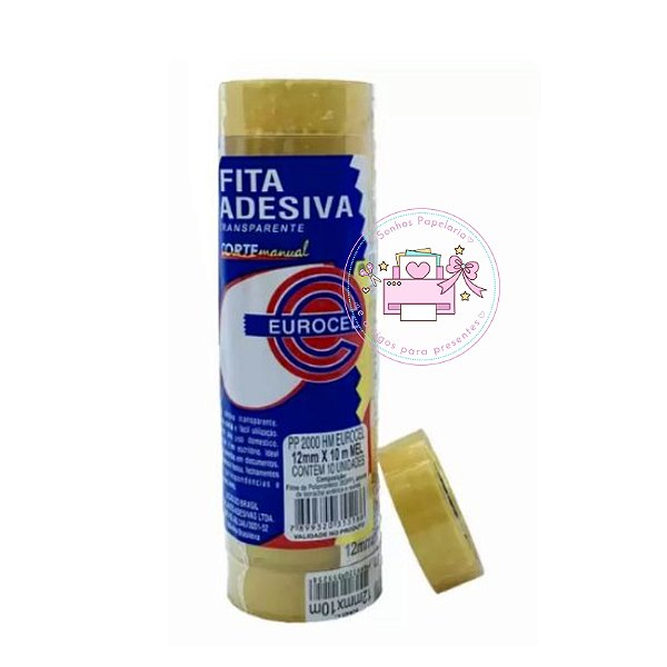 Fita Adesiva 12x10 Eurocel (Pequena)