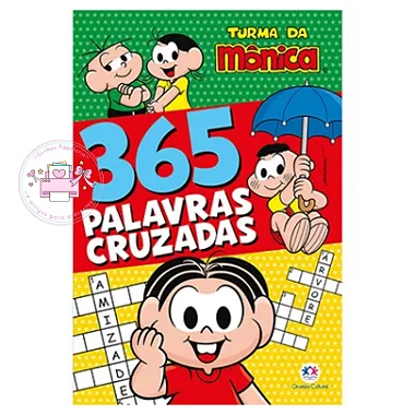 Livro  - 365 Palavras Cruzadas Turma da Mônica Ciranda Cultural