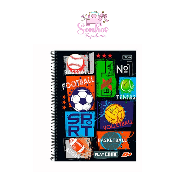 Caderno Tilibra - Spice Masc. Football