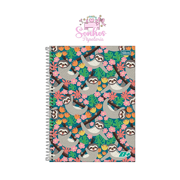 Caderno Tilibra - 96F D+ FEM. Preguiça
