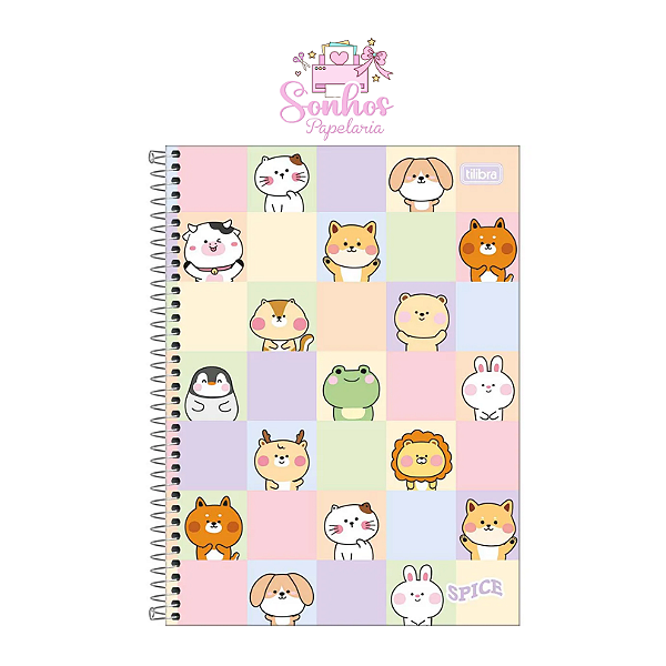 Caderno Tilibra 10 Matérias Space - Capa Fofa