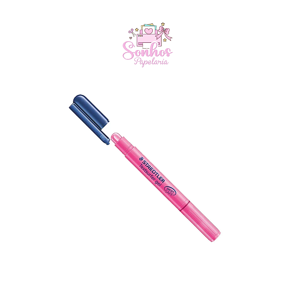 Marca-Texto / TEXTSURF Gel - Retrátil Rosa