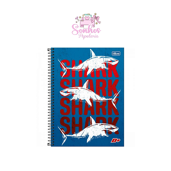 Caderno Tilibra  D+ MASC. Shark