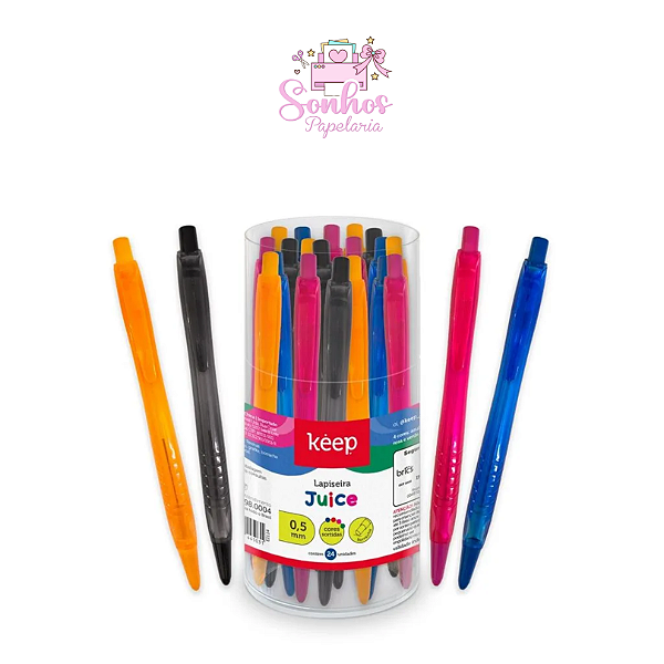 Lapiseira JUICE Keep - 0.5mm - C/ Borracha