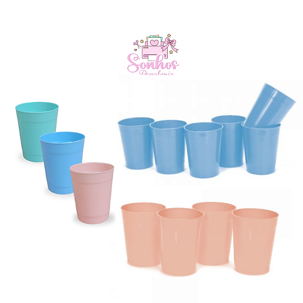 Copo Plástico Escolar 200ml