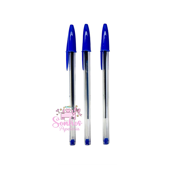 KIT de Canetas Esferográficas - BIC Cristal Azul