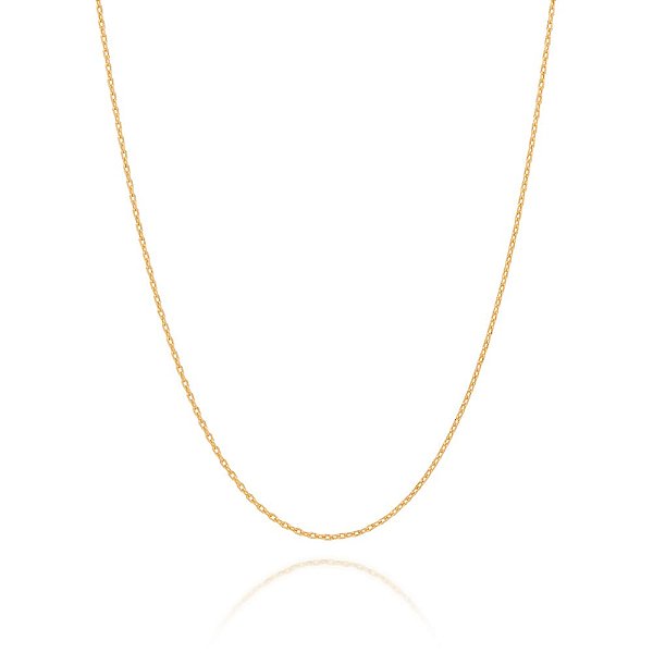 Colar Feminino Rommanel Fio Cadeado Corrente 42cm 531638