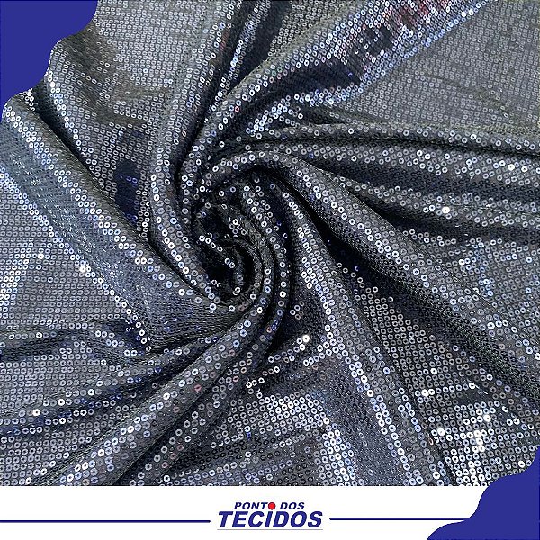 TECIDO MALHA PAETÊ (AZUL MARINHO)
