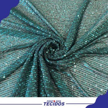 TECIDO TULE PAETÊ (VERDE)