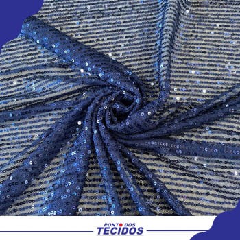 TECIDO TULE PAETÊ (AZUL)