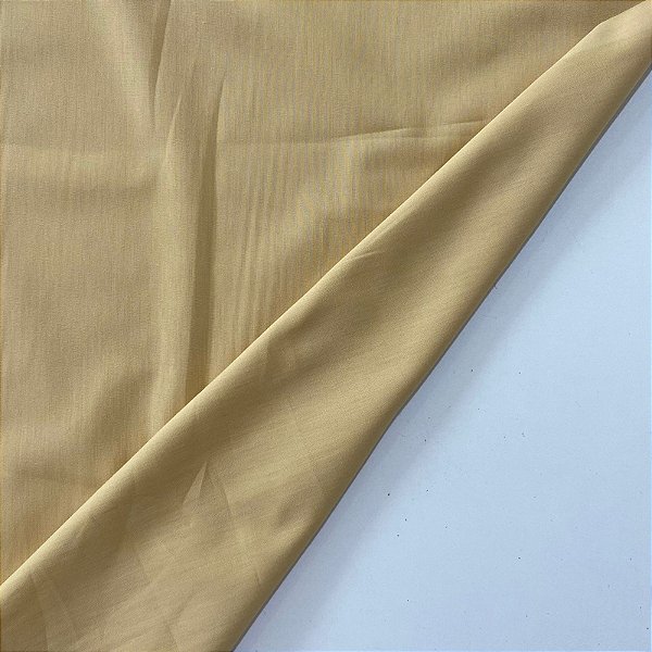 TECIDO PERCAL 200 FIOS (AMARELO QUEIMADO)