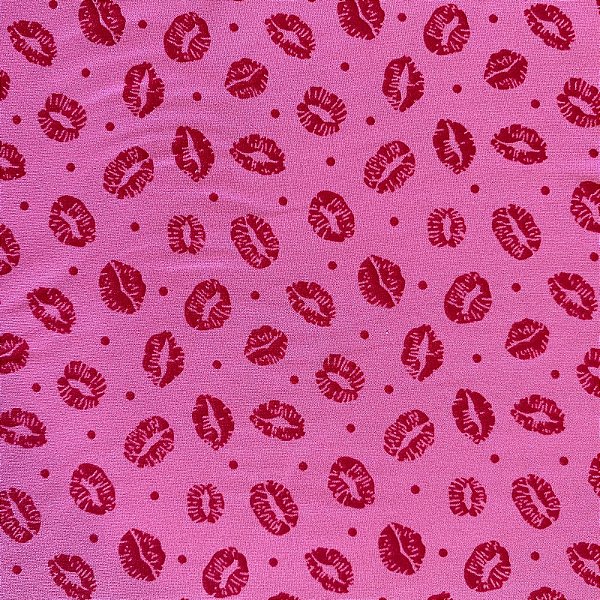 TECIDO MALHA SUEDE PIJAMA (BEIJOS)