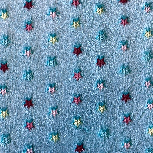 MANTA FLEECE 3D (ESTRELA COLORIDA)