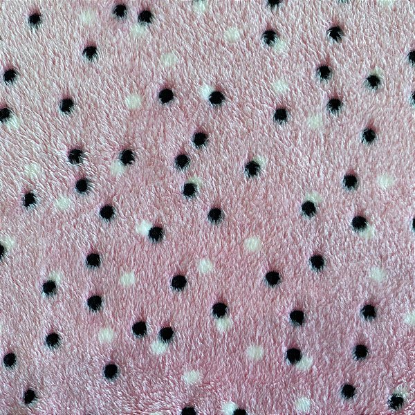 MANTA FLEECE 3D (BOLINHA ROSA)