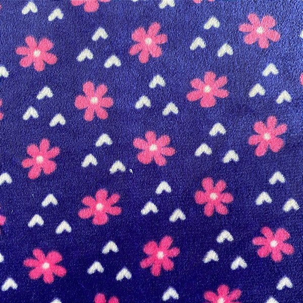 MANTA FLEECE 3D (FLOR ROXA)