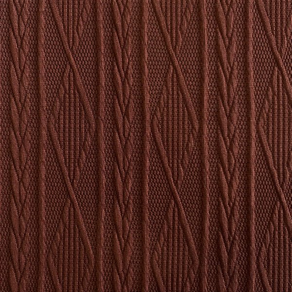 MALHA JACQUARD CROCHÊ (MARROM)