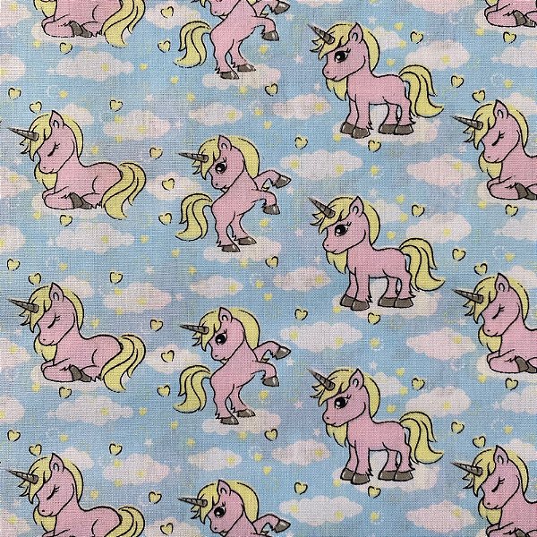 TRICOLINE ESTAMPADA (UNICORNIO NA NUVEM)