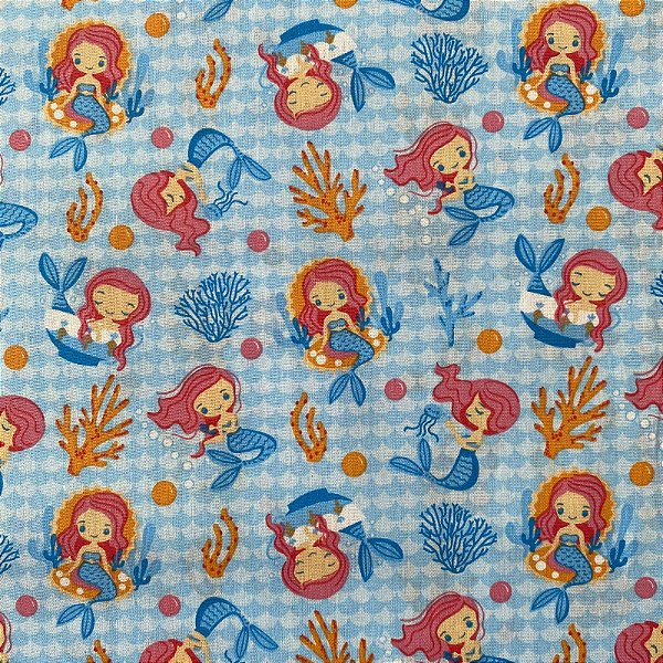 TRICOLINE ESTAMPADA (SEREIA AZUL)