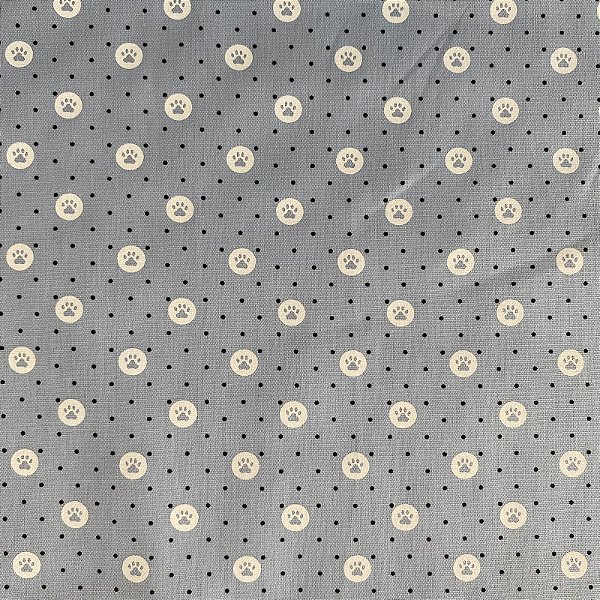 TRICOLINE ESTAMPADA (PATA E BOLINHA PRETA)