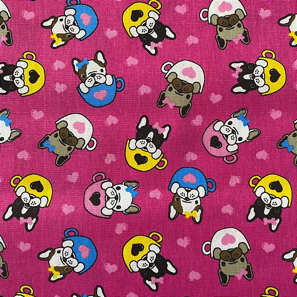 TRICOLINE ESTAMPADA (CACHORO NA XICARA)