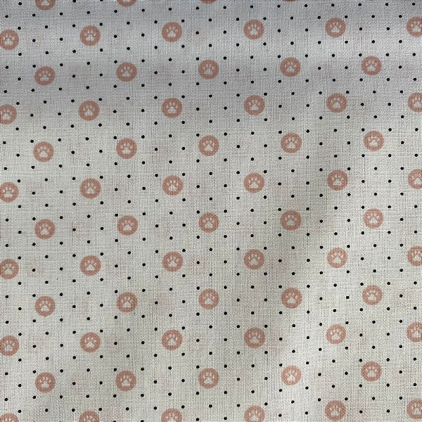 TRICOLINE ESTAMPADA (PATAS COM BOLINHA PRETA)