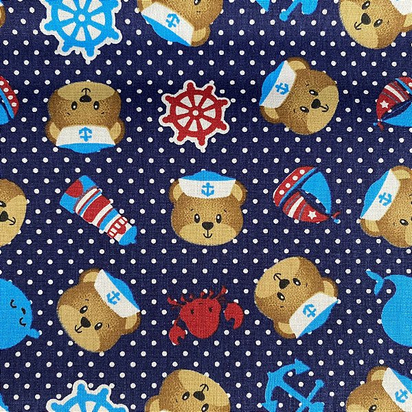 TRICOLINE ESTAMPADA (URSO MARINHEIRO)