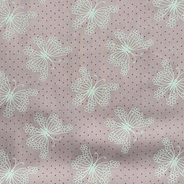 TRICOLINE ESTAMPADA (BORBOLETA COM BOLINHA ROXA)