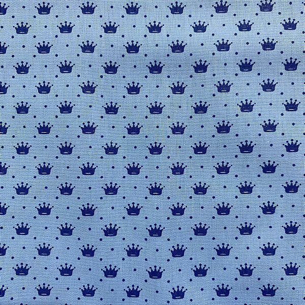 TRICOLINE ESTAMPADA (COROA E FUNDO AZUL)